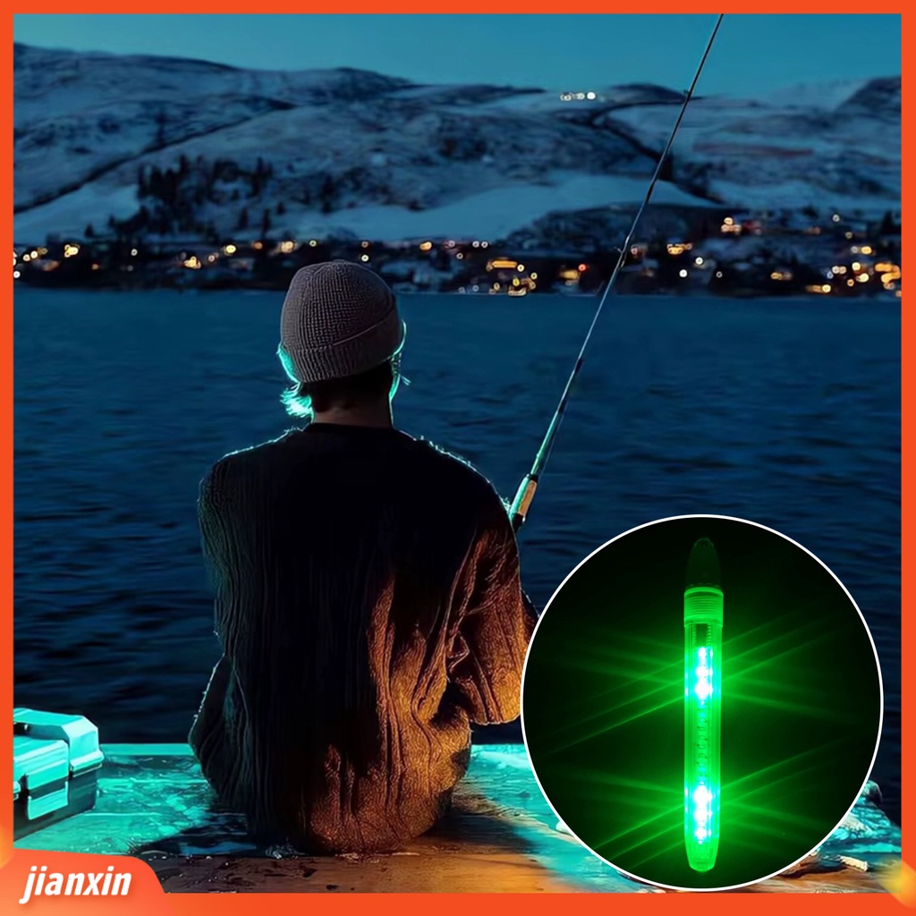 (In Stock) Malam Memancing Cahaya Gaya Meteor Tahan Jatuh Tahan Air Angling LED Umpan Bawah Air Mengumpulkan Ikan Cahaya Memancing Luar Ruangan