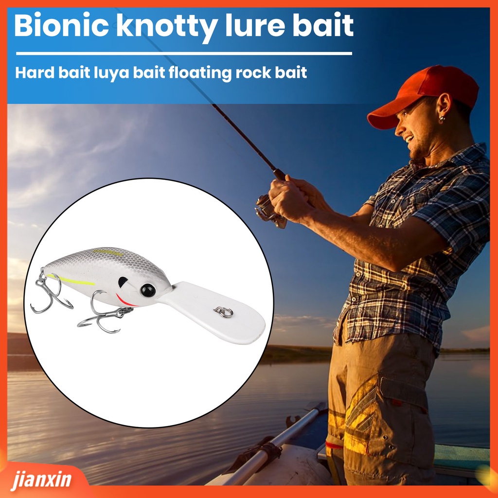 (In Stock) 12.5cm /24.5g Umpan Palsu 3D Simulasi Fisheye Tajam Kait Realistis Menggoda Angling Fatty Mengambang Batu Umpan Memancing Luar Ruangan