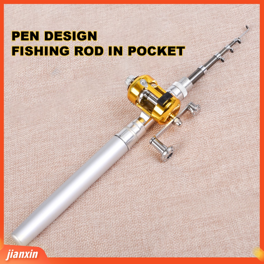 (In Stock) Pen Pancing Desain Telescopic Metal Tahan Aus Reel Pancing Untuk Outdoor