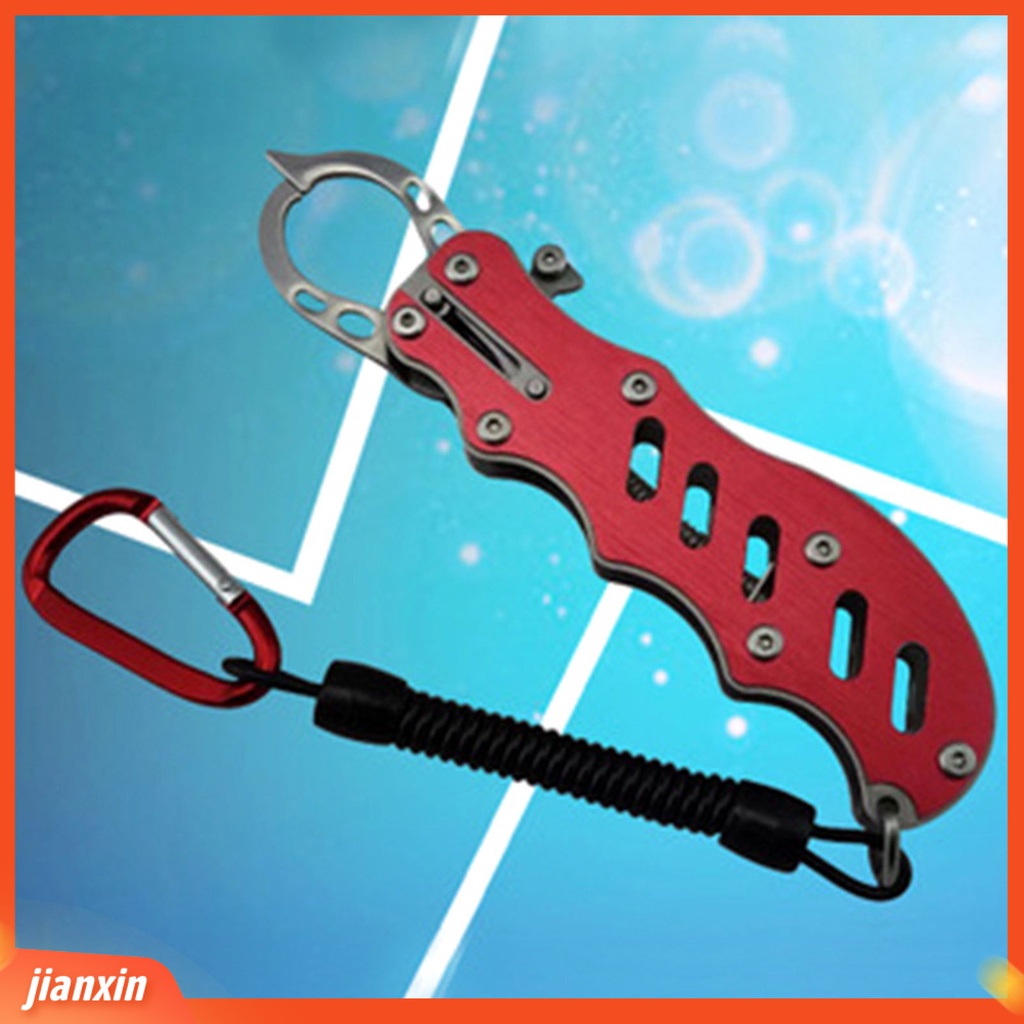 (In Stock) Stainless Steel Fishing Grip Plier Fish Lip Gripper Alat Penjepit Tackle Aksesori