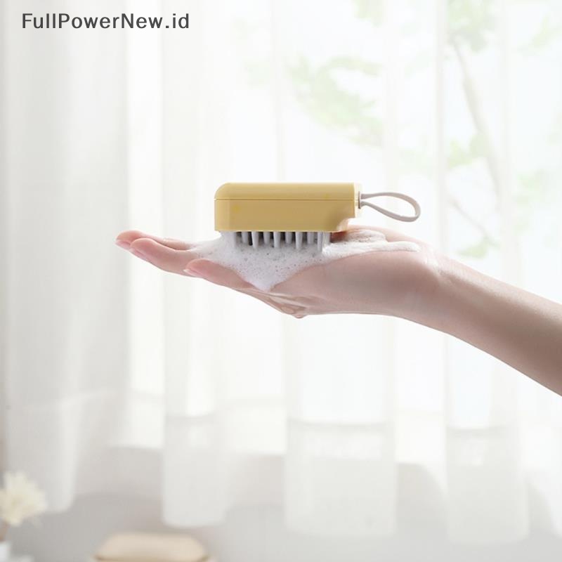 Power Silikon Kepala Tubuh Pijat Kulit Kepala Keramas Cuci Rambut Sisir Shower Brush ID