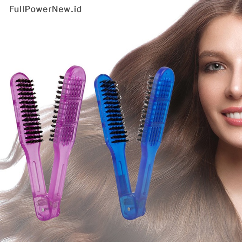 Power Splint Sisir Anti-Statis Dua Sisi Sikat Rambut Pelurus Rambut Rapid Shaping ID