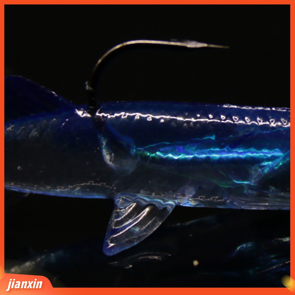 (In Stock) 8 cm Buatan Memancing Umpan Tahan Gigit Realistis Plastik Kait Tunggal Memancing Umpan Tackle Tool