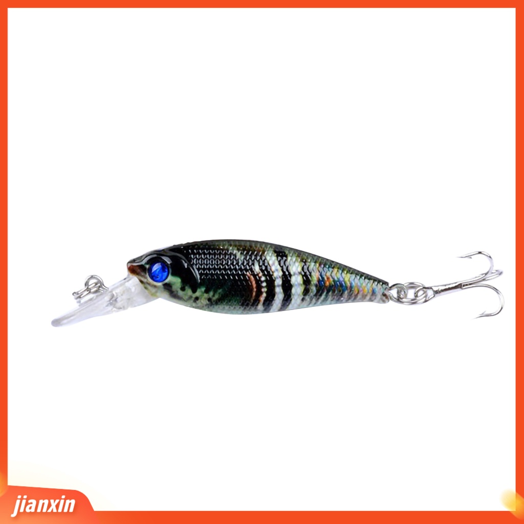 (In Stock) Colorful 3D Mata Bionic Ikan Memancing Umpan Keras Mengambang Popper Hooks Alat Umpan