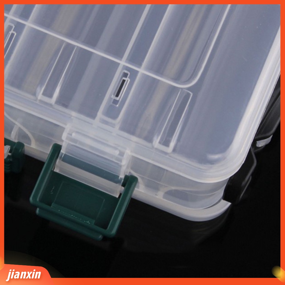 (In Stock) Double Layers Fish Lure Bait Hook Tackle Box Tempat Penyimpanan Alat Pancing Wadah