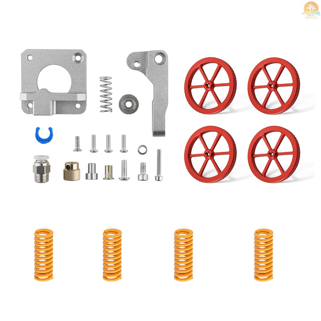 In Stock Dua Pohon Suku Cadang &amp; Aksesoris Printer 3D Yang Ditingkatkan Semua Ekstruder Metal Dan 4pcs Hand Twist Leveling Nut Diameter 60mm Dengan 4pcs Per Tidur Yang Dipanaskan Untuk Kreativitas Ender-3/Ender