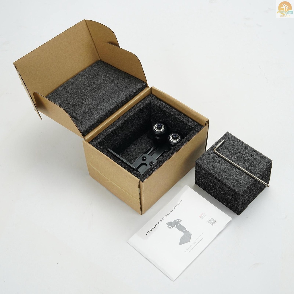 In Stock ATOMSTACK RS1 Stand for Rotating Roller Compatible 95% Of Laser Engraver Machine Ortur Neje Twotress Roller Steady Adjustable Height 50-100mm Support Based for Irregular P