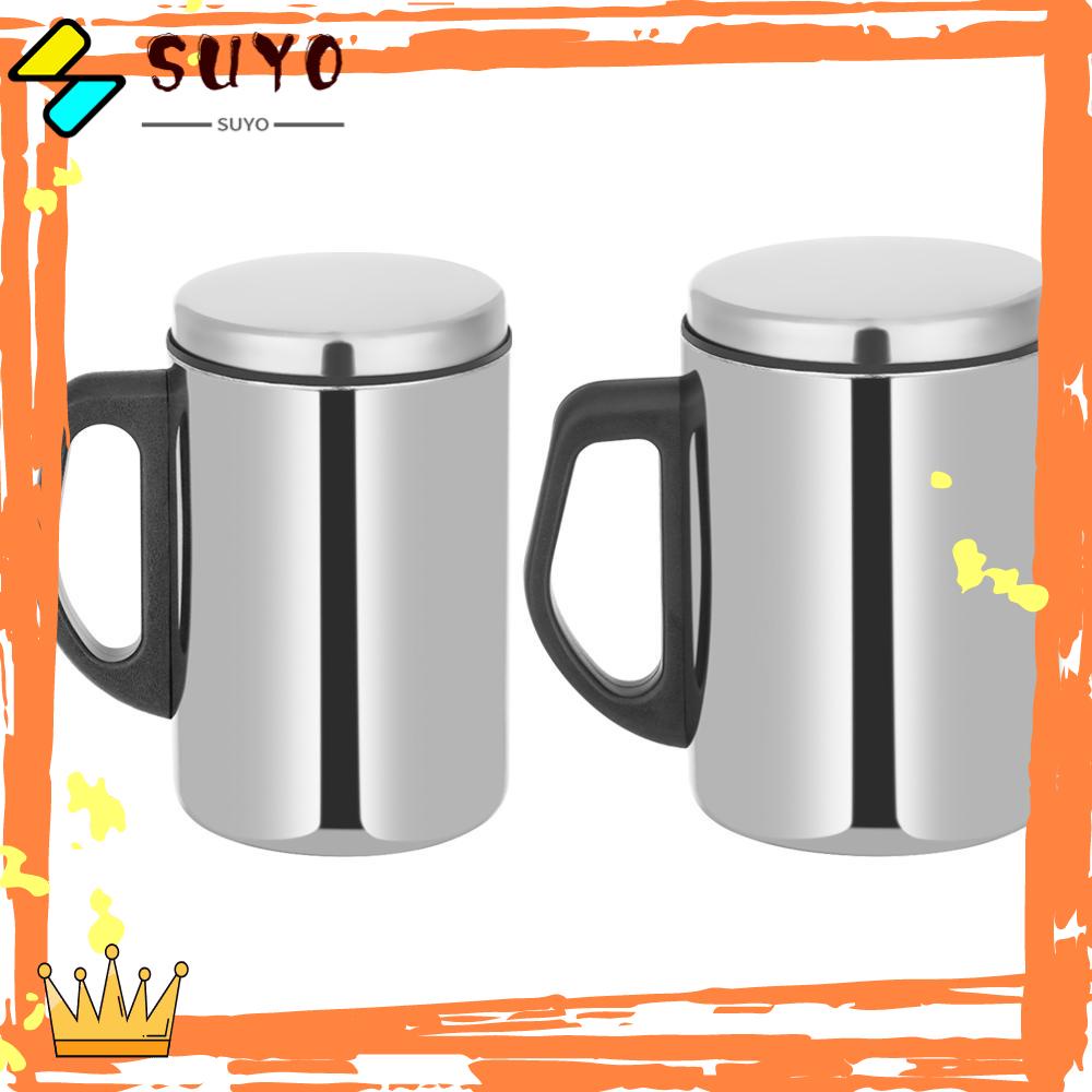 SUYO Mug Cangkir Thermal Vacuum Flask Perlengkapan Travel Botol Air