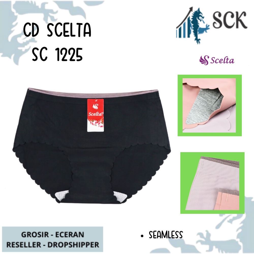 Celana Dalam SCELTA 1225 Halus / CD Ukuran M-XXL Bahan Katun / Pakaian Dalam Wanita
