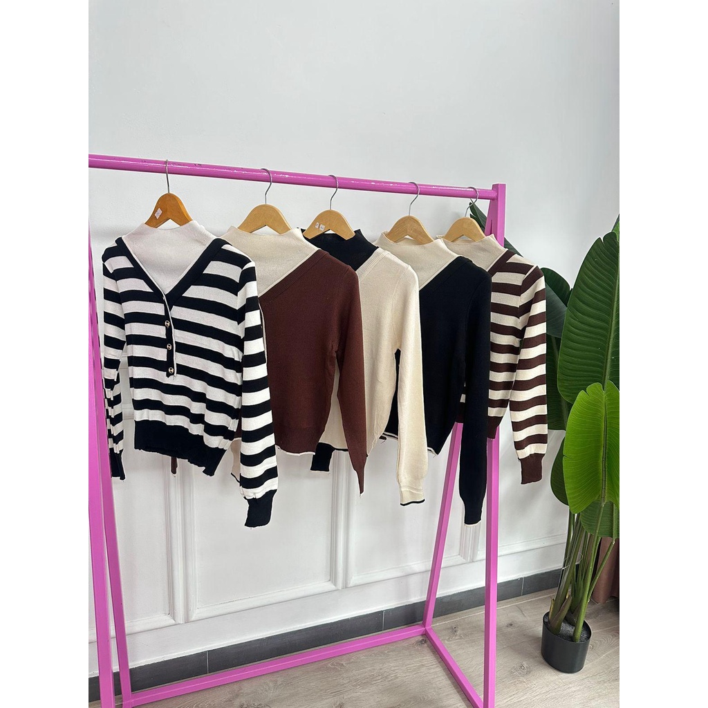 [ALLN Knitwear] Dara Knitwear Import Atasan Wanita Bahan Rajut