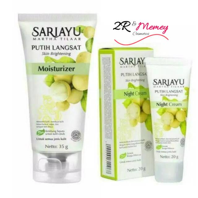 SARIAYU Putih Langsat Moisturizer / Night Cream - SARI AYU