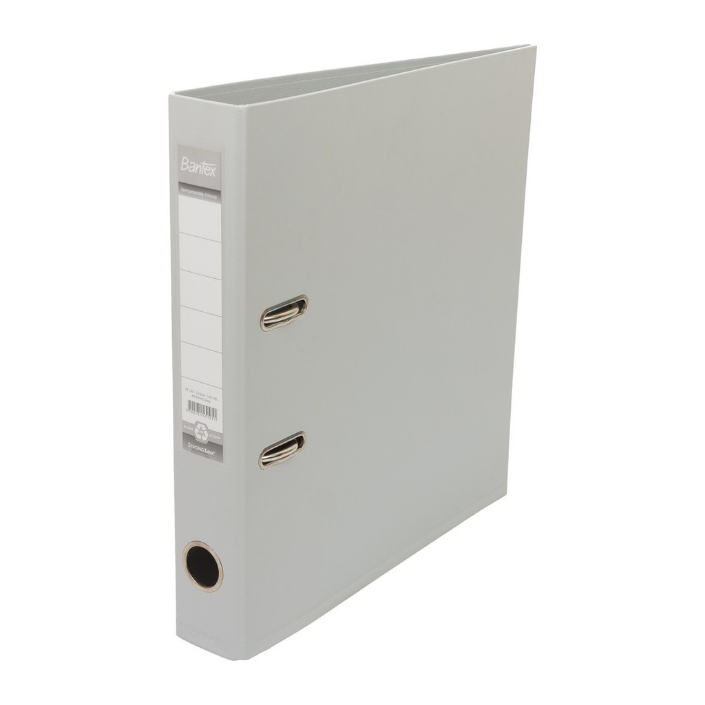 

[Artomas] Bantex Lever Arch File Ordner Plastic A4 5cm Grey #1451 05
