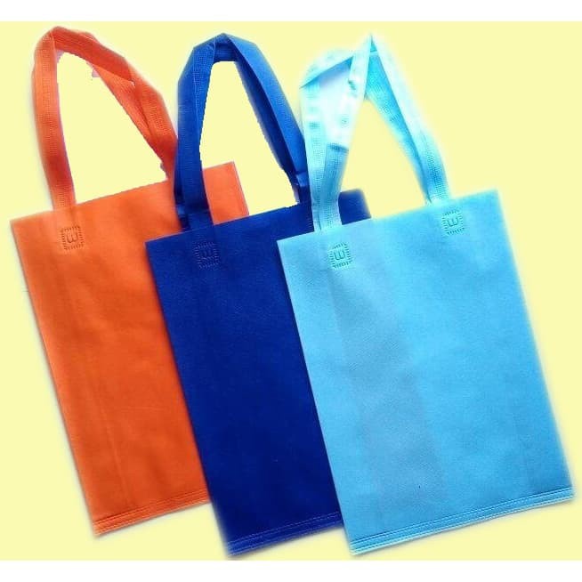 

Spundbond/kemasan 25x35 Tas Belanja Furing Goodie Bag/tas kain MURAH - Biru