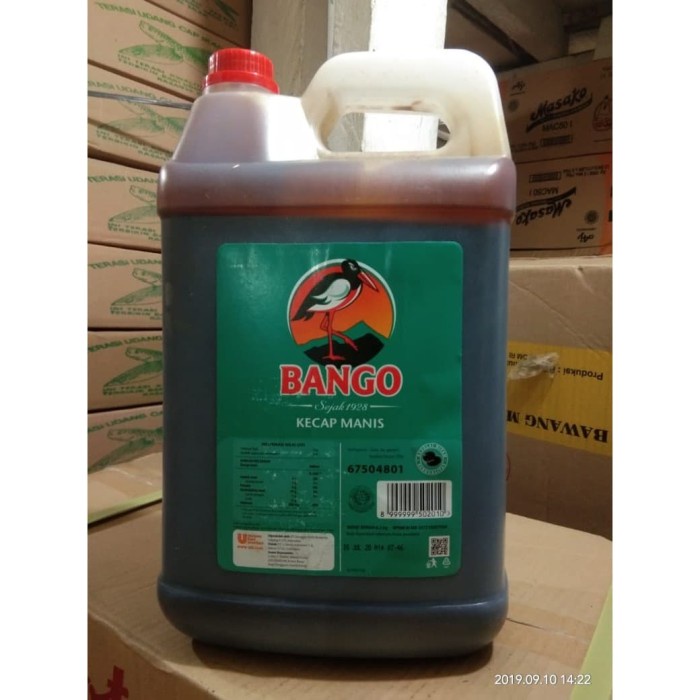 

✨Ready Stok✨ - KECAP MANIS BANGO DIRIGEN/ JERIGEN (6,5 KG)- 1.2.23