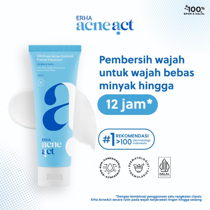 ERHA AcneAct Oil-Free &amp; Acne Control Cleanser