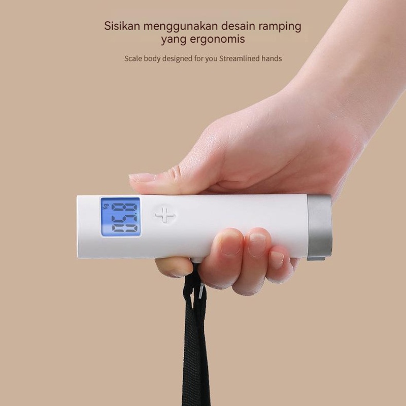 50kg Travel Hanging Luggage Scales Digital Luggage Scale Portable Stainless Steel Luggage