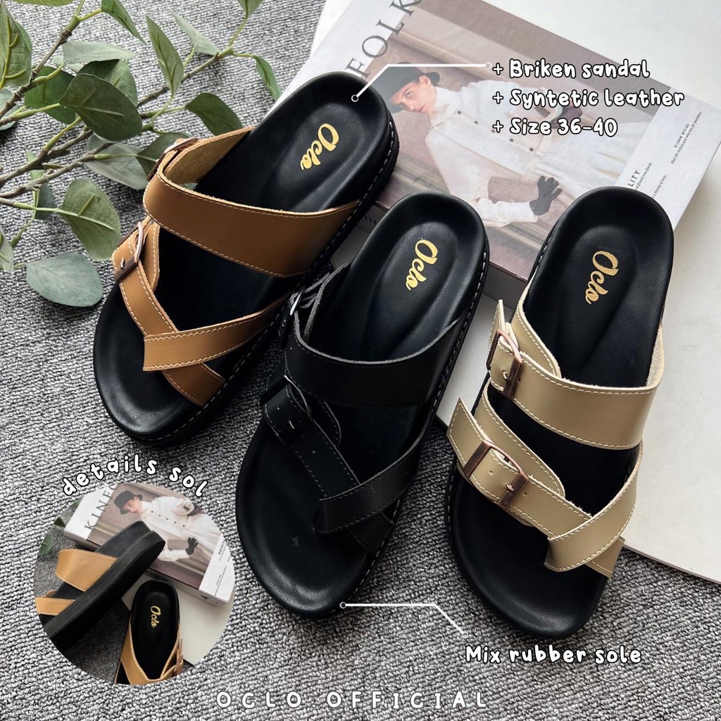 Oclo | Flippy Sandals Flip Flops Sendal Wanita Briken