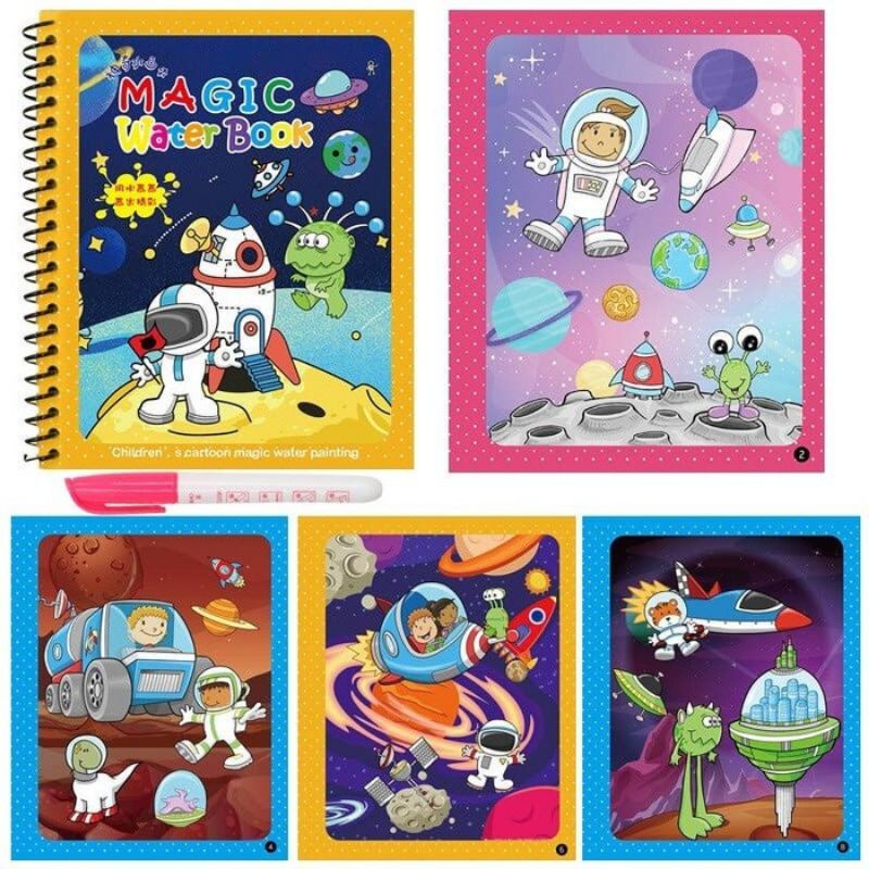 

Water Magic Book / Buku Gambar Anak Ajaib Edukasi Belajar Mewarnai Kids 3