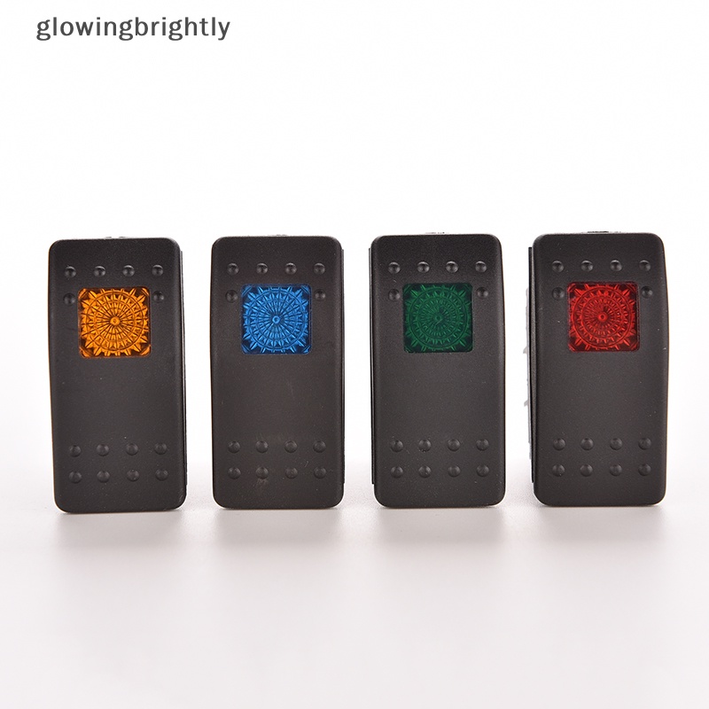 [glowingbrightly] 12v 20A WATERPROOF BAR ARB CARLING ROCKER TOGGLE SWITCH Lampu LED Mobil Perahu TFX