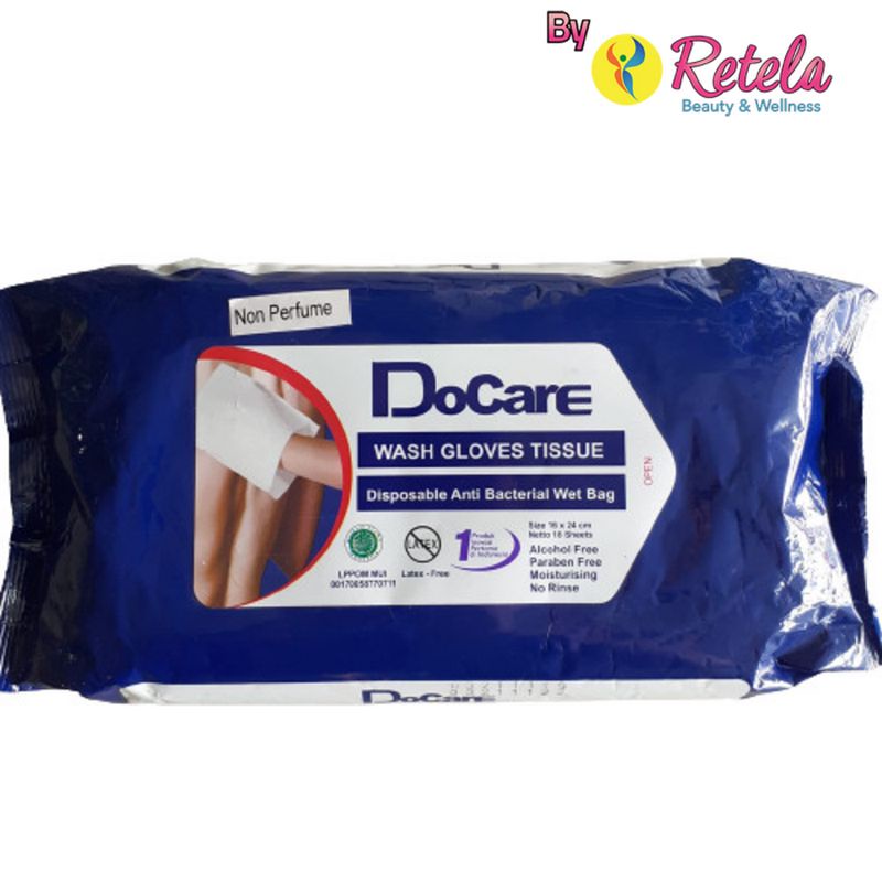 Docare Wash Gloves Dispos 18`S