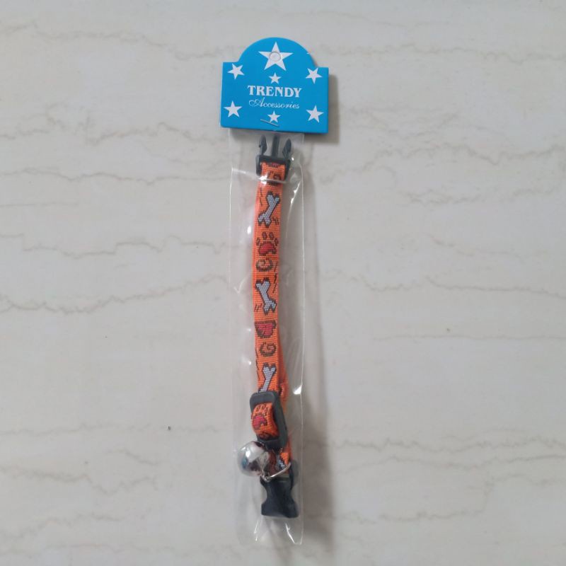 KALUNG KUCING ANJING KELINCI CORAK MOTIF RANDOM PREMIUM LENGKAP LONCENG BESAR AKSESORIS HEWAN KALUNG LEHER GPK33