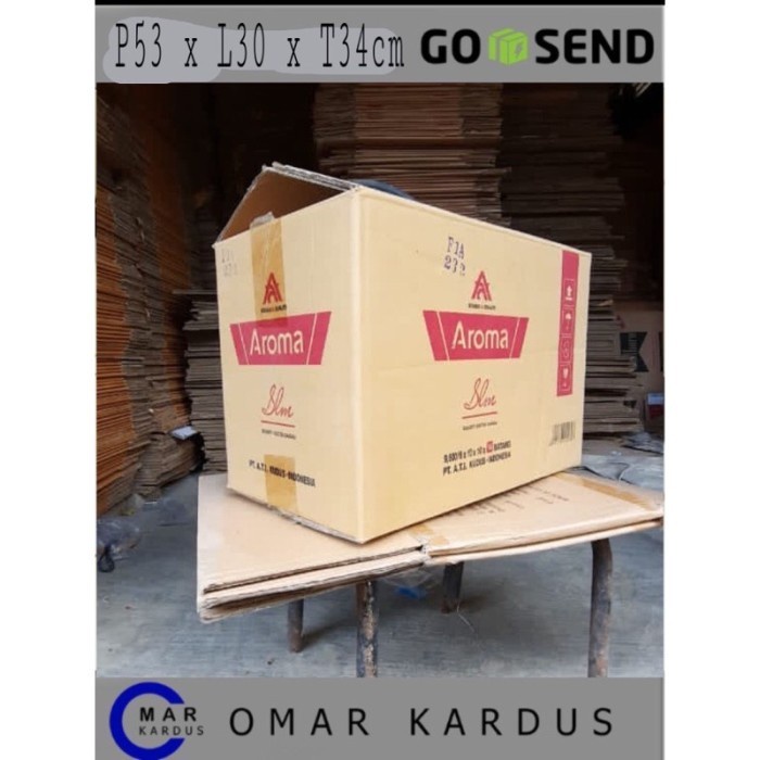 Populer Kardus Besar untuk Packing/Kardus Bekas Aroma Slim /Kardus