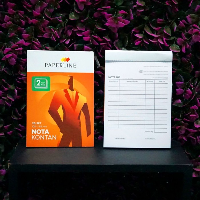 

10 Buku Buku Nota Kontan 2 ply Paperline - 108 x 155 mm - Rangkap 2
