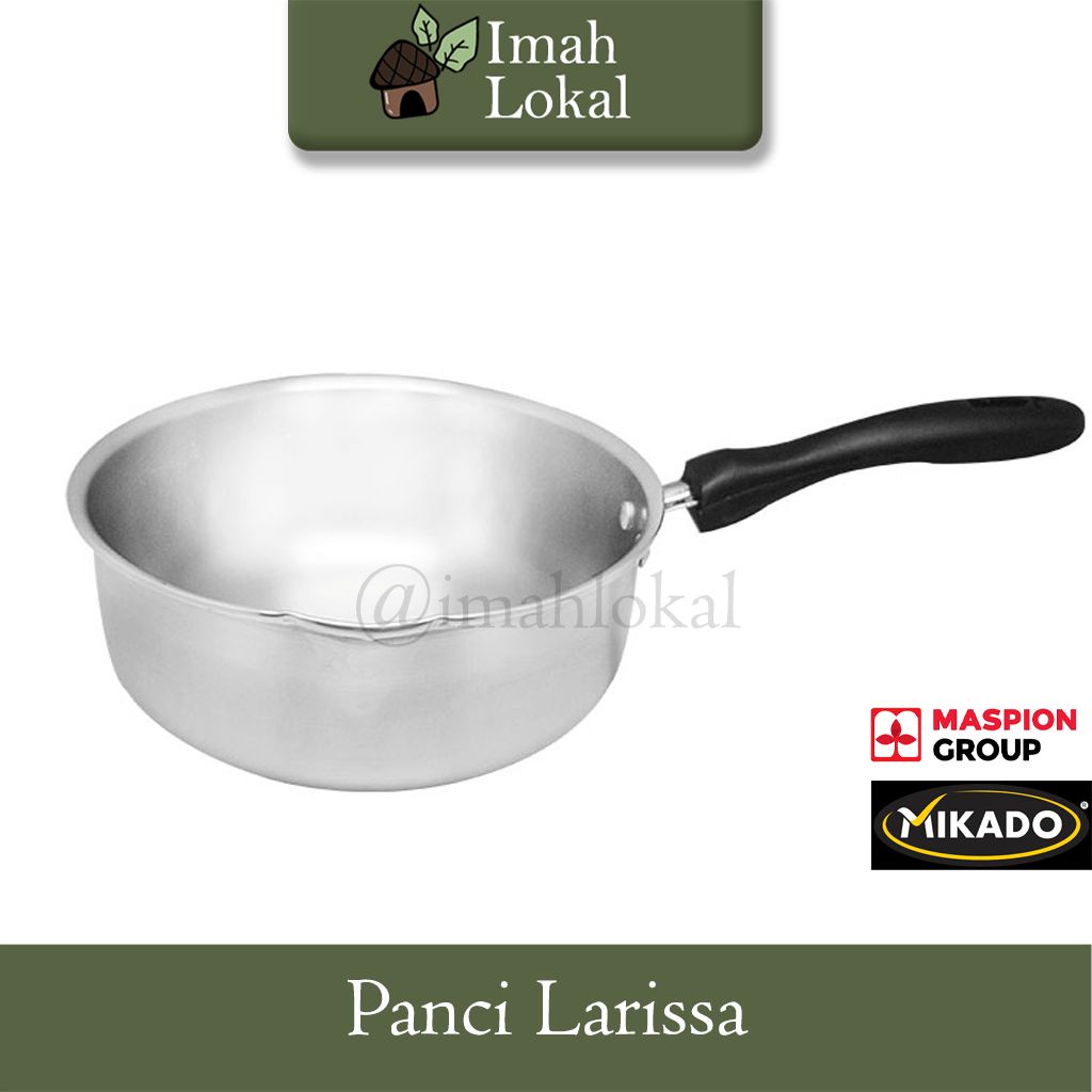 Panci Susu Larissa 16cm / 18cm Mikado Maspion | Panci Mie Rebus