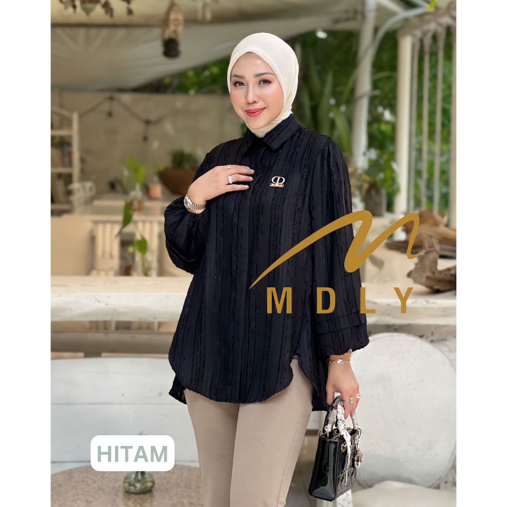 MDLY Original Terbaru Atasan Wanita  Elysse Shirt by Mdly