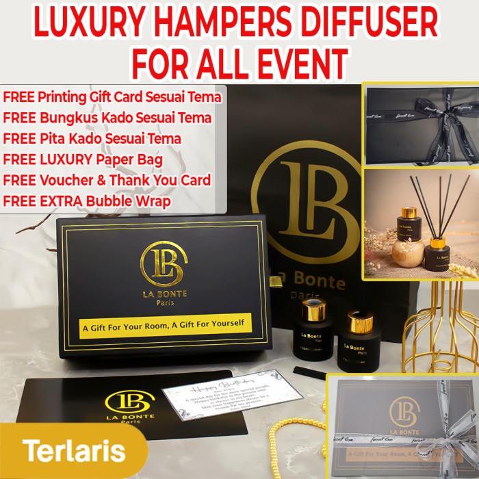 

LaBontePARIS Reed Diffuser HADIAH/HAMPERS Ulang tahun/Birthday Gift