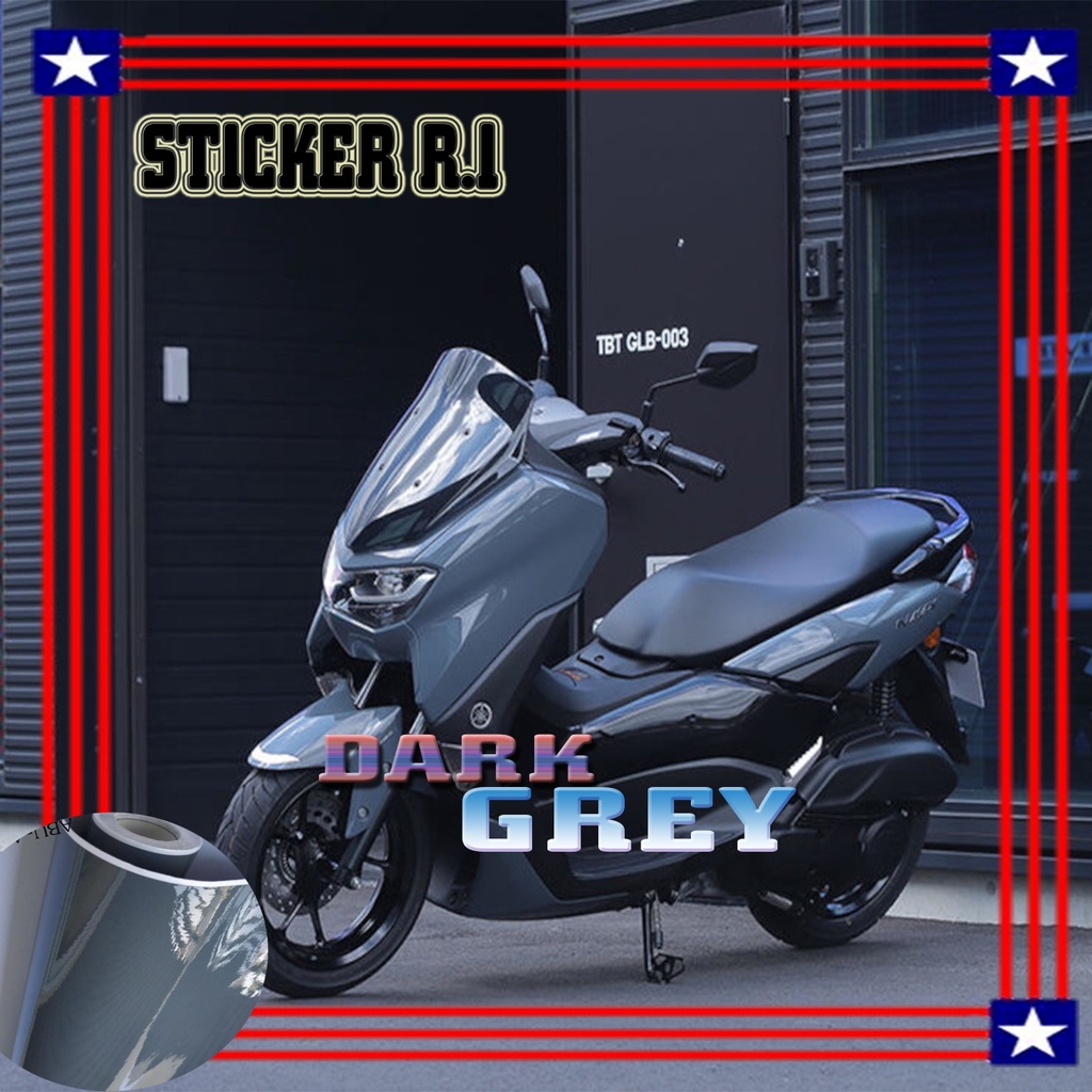 Stiker skotlet motor abu scotlite motor jenis glossy dan doff