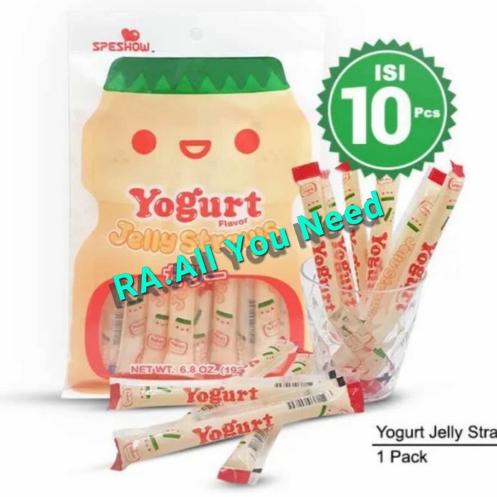 

Yogurt Jelly Rasa Strawberry 1 pak 10 pcs