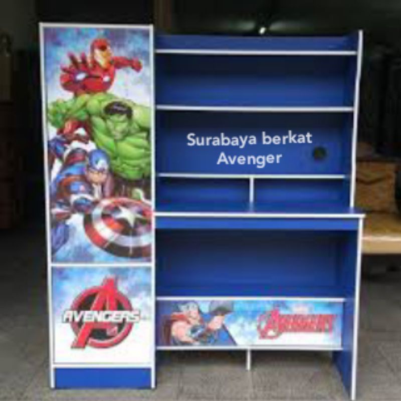 Meja Belajar Karakter Anak 140 2.0 Little Pony Big Hero Avenger Marie The Cat Gstar Olympic Mebel La