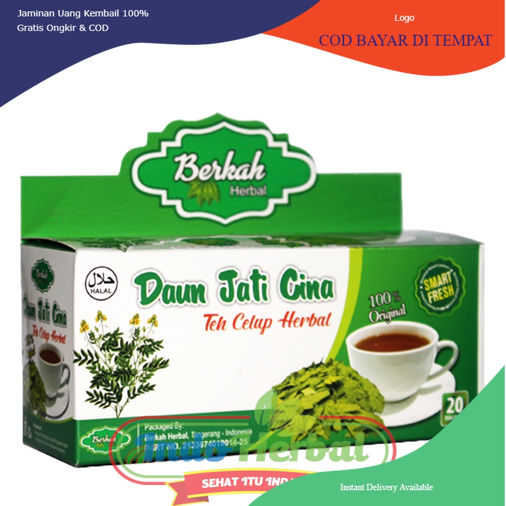 

New TEH Celup Herbal Daun Jati Cina Berkah | TEH PELANGSING bisa cod