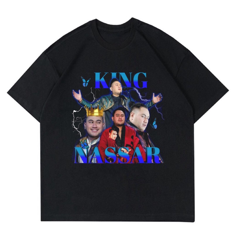BAJU KAOS VINTAGE KING NASSAR “BUTTERFLY” | T-SHIRT VINTAGE KING NASSAR | BAJU KAOS OVERSIZE UNISEX