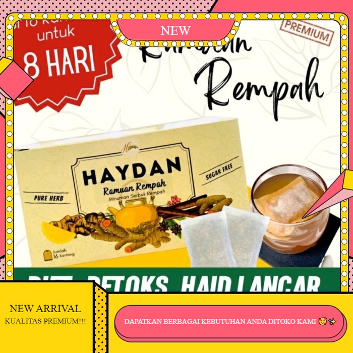 

Teh Detox | Teh Celup Rempah | JSR | Imunitas | Ramuan Rempah Haydan