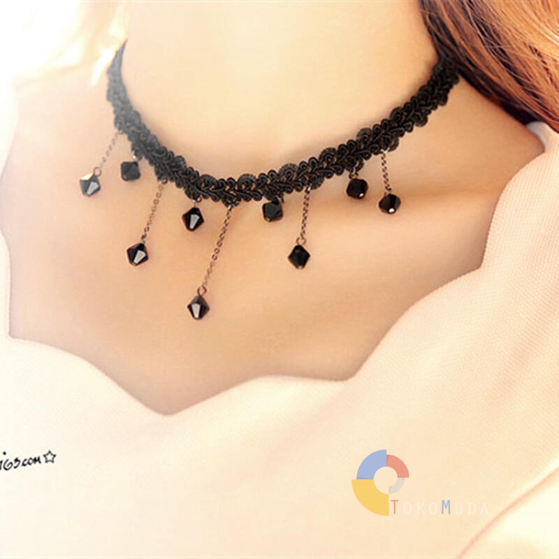 TOKOMUDA Kalung choker wanita Kalung ghotik Women Fashion Jewelry Bijoux Collier Femme Kalung Leher