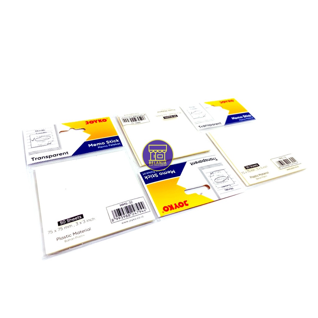 

JOYKO - Memo Stick MMS-32 Plastik Note Transparant - Pad