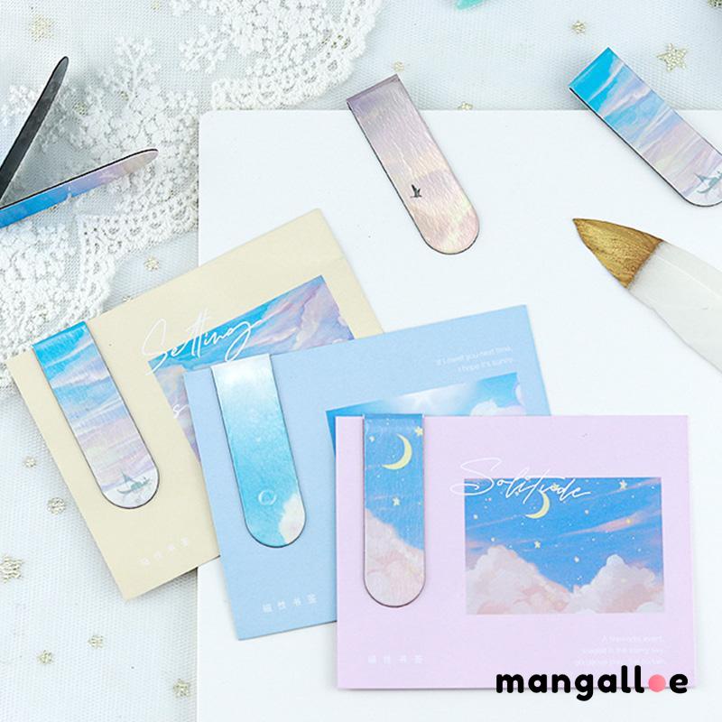 

stiker Lukisan Minyak Kreatif Bookmark Magnetik Souvenir Hadiah Pelajar -MG