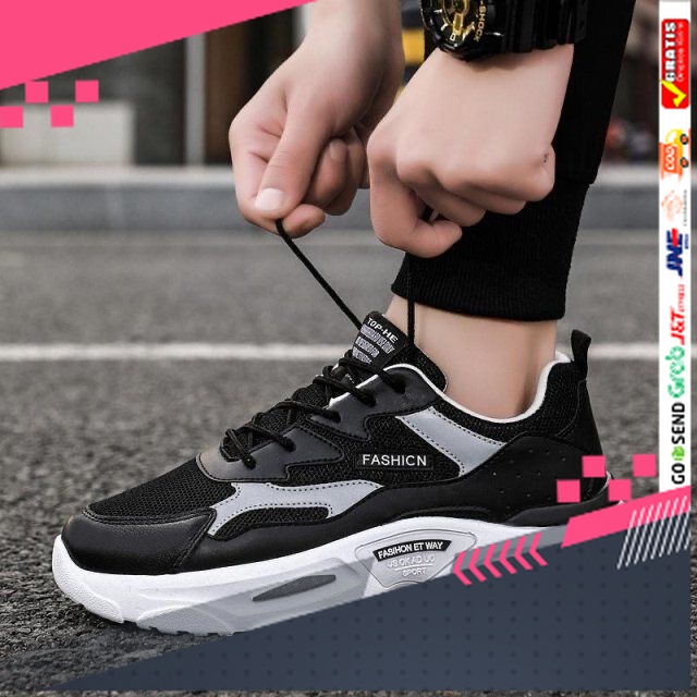 UKURAN SIZE 37 38 39 40 41 42 43 44 45 /Sepatu Sneakers Cowok Original Versi Korea Baru Dari Tren Se