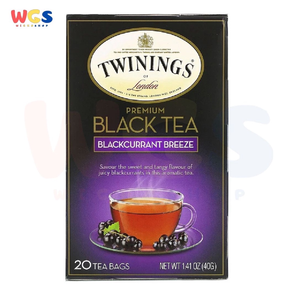 Twinings of London Premium Black Tea Blackcurrant Breeze 20s x 2g