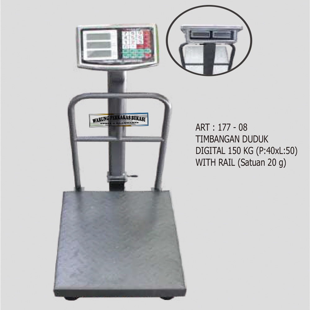 Nankai 100Kg 150Kg 200Kg Timbangan Duduk Price Digital Berdiri With Rail Baterai Charger Cas