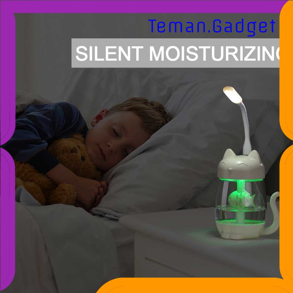 TG - ART 3 in 1 Air Humidifier Cat Kitty 350ml Fan + LED Lamp - La211