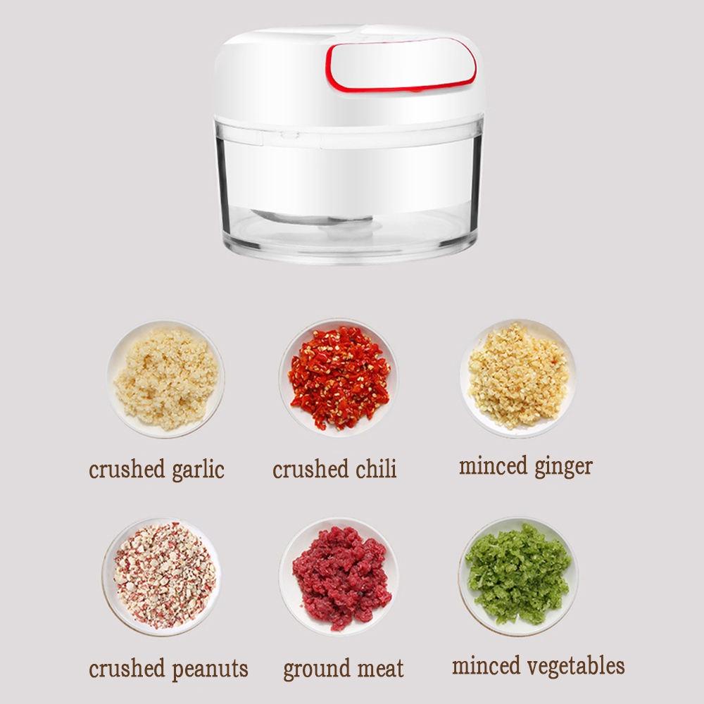 Mini Food Chopper Blender Bumbu Manual / Speedy Choper Mini Blender Tarik Tangan Manual Mini Speedy  Chopper Gilingan Penghalus Bumbu Daging Bawang