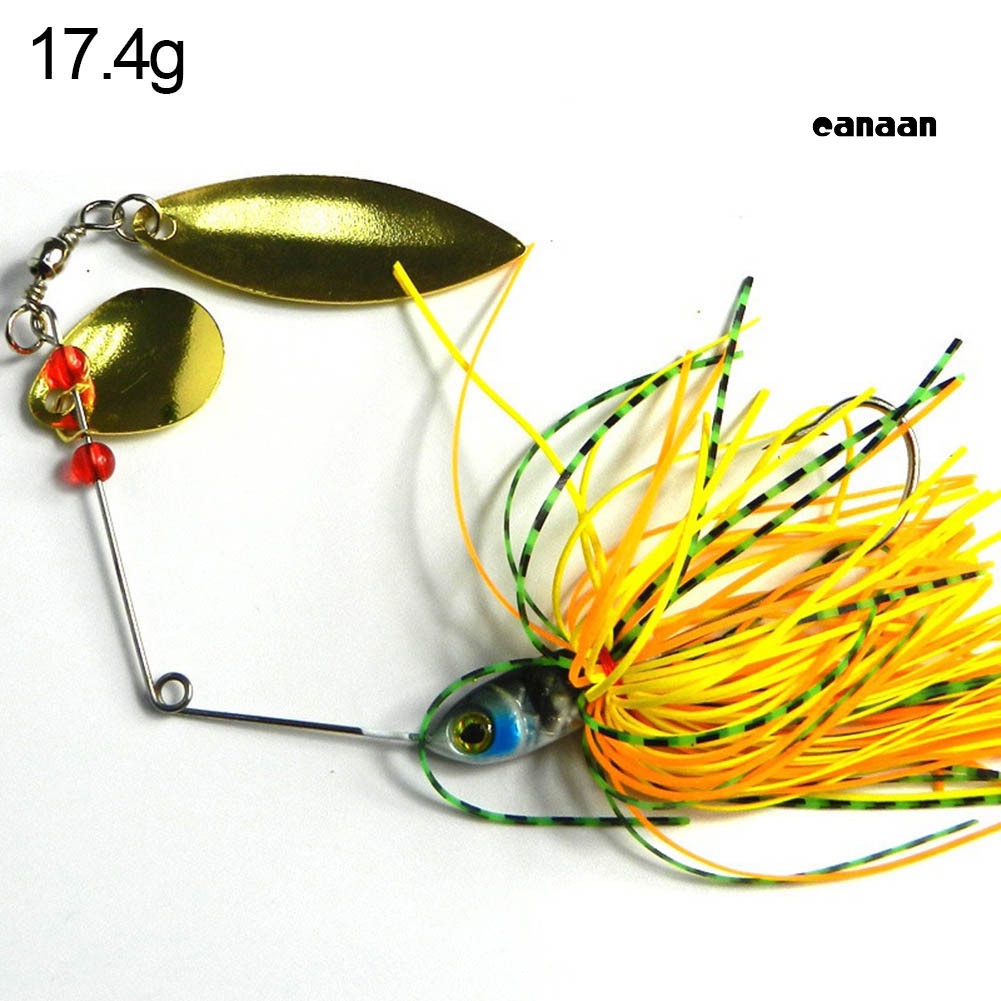 Cnn-willow Blade Spinner Umpan Buzzbait Umpan Pancing Bass Tackle Hook Crankbait