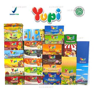 PERMEN YUPI 500 BOX (Permen Jelly, Gummy, Candy, permen viral, permen jadul, permen milo, Chocolatos, Tricks, Superstar, momogi, siip)