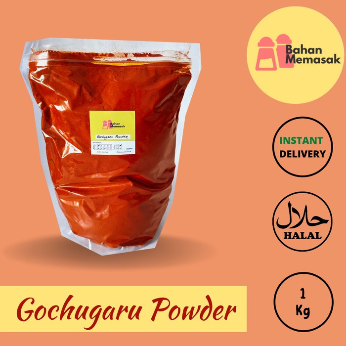 

Cabe Bubuk Halus Korea/ Gochugaru Powder Murni Asli untuk Kimchi 1 kg