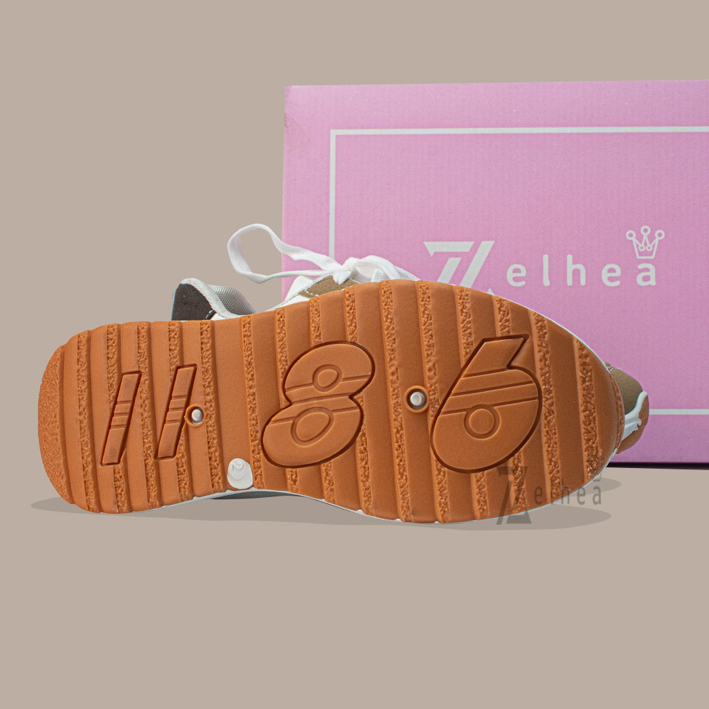 (HZ) Sepatu Sneaker Premium Wedges ZW209