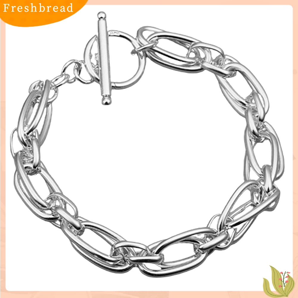 &lt; Freshbread &gt; Wanita Fashion Halus Toggle Clasp Gelang Adjustable Perhiasan Hadiah Ulang Tahun