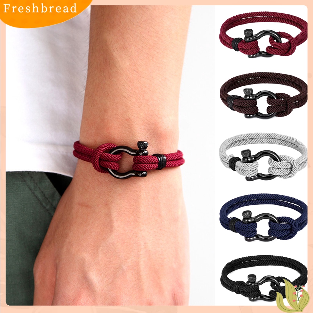 &lt; Freshbread &gt; Pria Gelang Double Layer Tali Kepang Tahan Air Geometris Hias Hadiah Ulang Tahun Dengan Paduan Gesper Laki-Laki Untuk Anakku Cinta Kamu Selamanya Manset Gelang Perhiasan Untuk Anak Laki-Laki